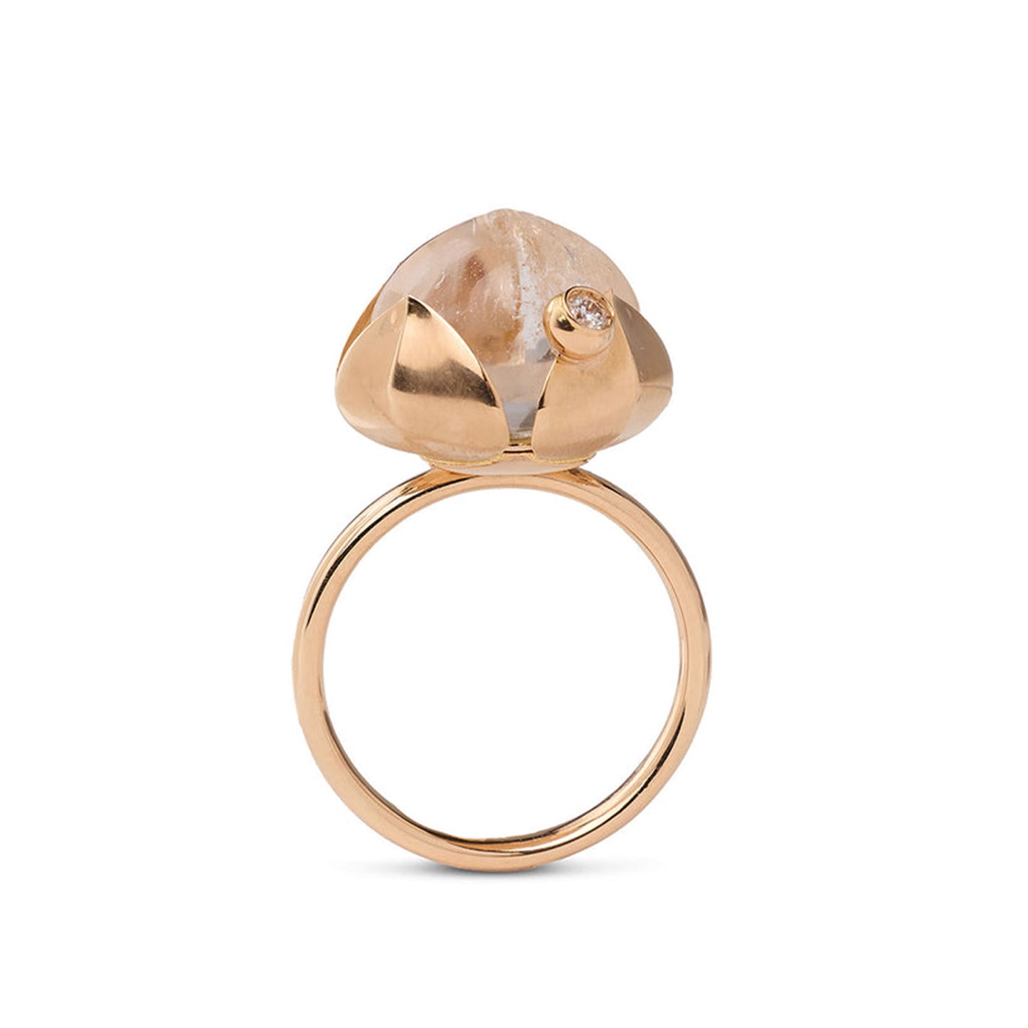 Bague cocktail Cristal de roche