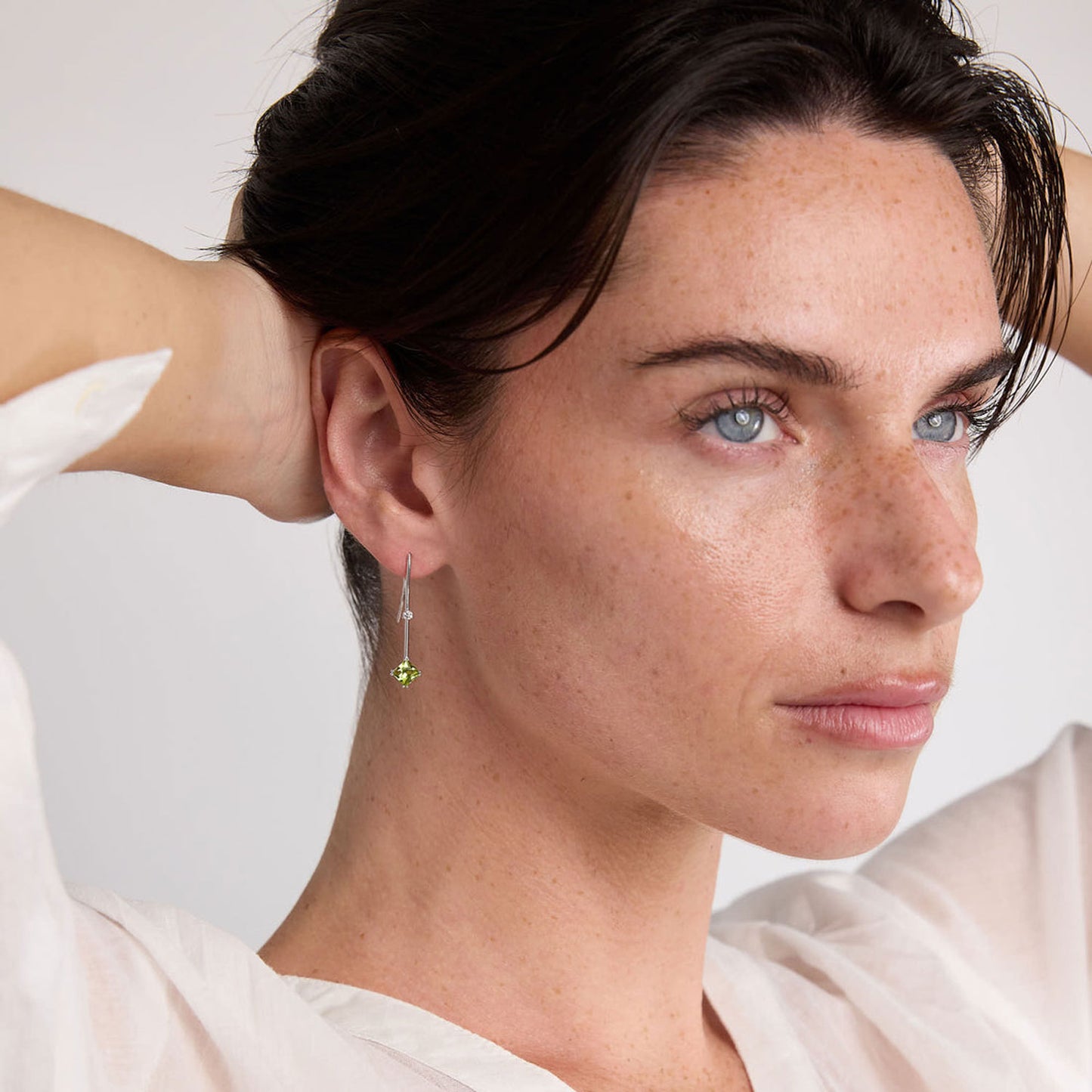 Boucles d'oreilles Taille Française Iolite