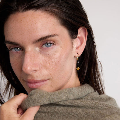 Boucles d'oreilles Taille Française Iolite